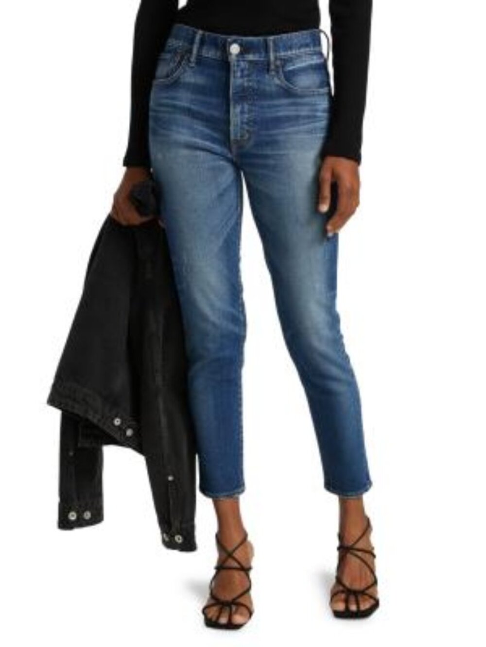 Moussy Vintage Tamworth Skinny Hi Rise in Blue 27